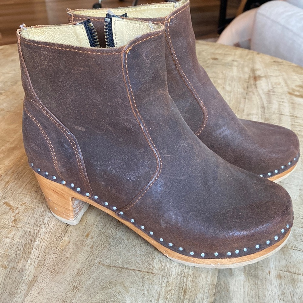 Troentorp Suede Clog Boot Womens